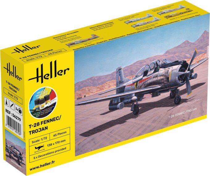 STARTER KIT T-28 Fennec / Trojan in 1:72