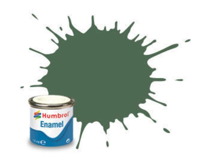 Peinture Humbrol 076 Vert uniforme, Matt