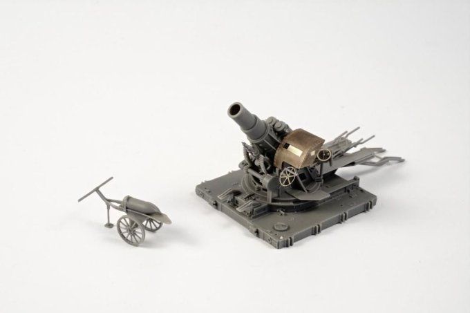 Austro-Hungarian WWI 30,5cm Belagerungs- -mörser M.11(Skoda 30,5cm Haubitze)all resin in 1:72