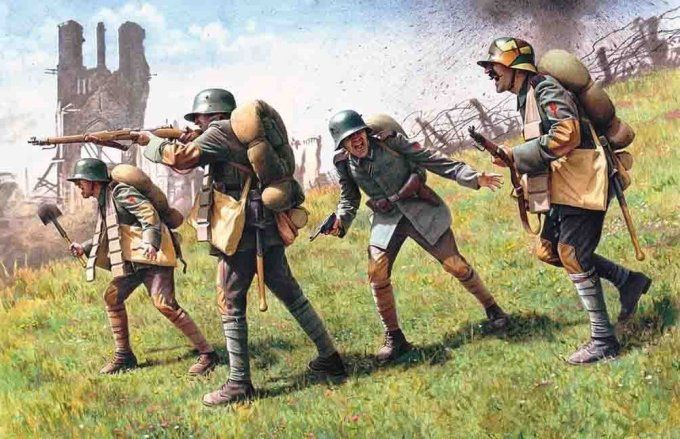 GERMAN ASSAULT TROOPS 1917/18 1/35