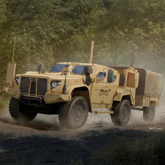 M1280 LMTV /W M1101 Tactical Trailer (LTT) 1:35
