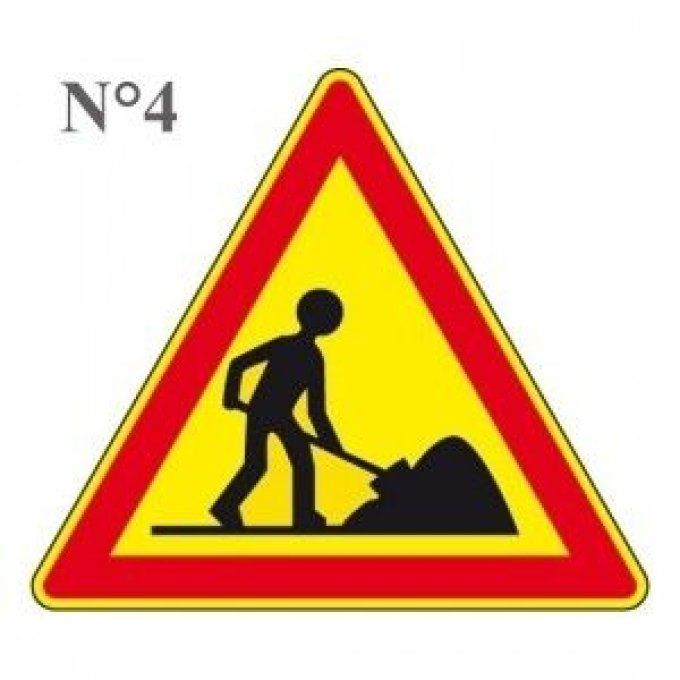 Panneau de chantier lumineux