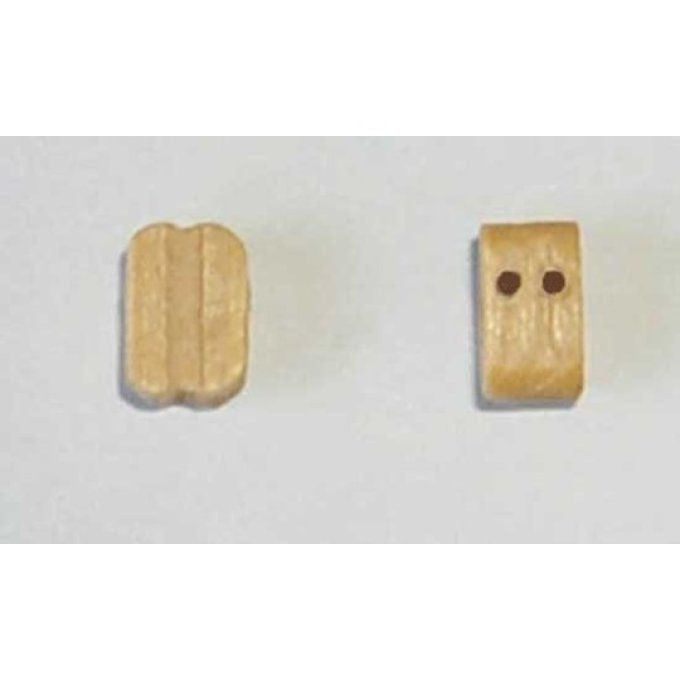 Accastillage de bateau Poulie double en buis, diam. 5mm X 10PCS
