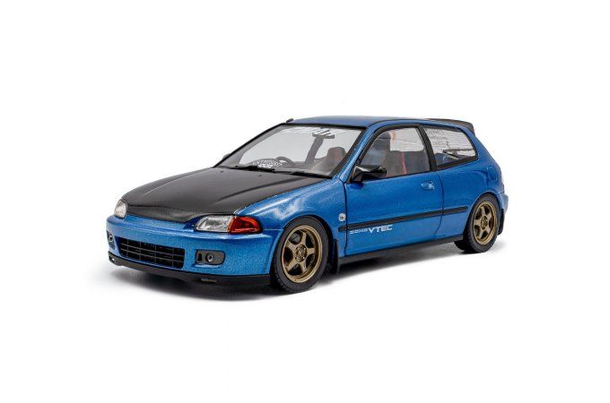 HONDA CIVIC (EG6) SOLIDO WORKS COBALT BLUE PEARL 1991