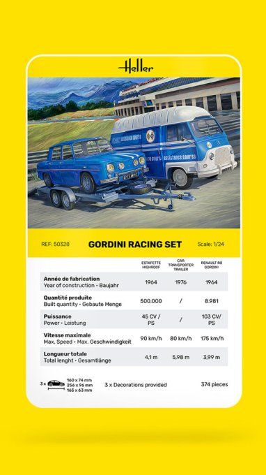 Gordini Racing Set in 1/24