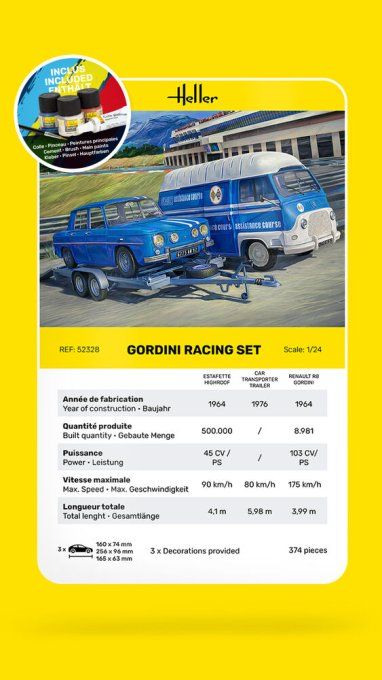 STARTER KIT Gordini Racing Set in 1/24