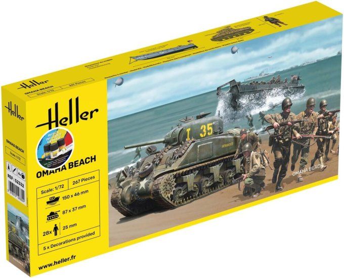 STARTER KIT Omaha Beach in 1/72