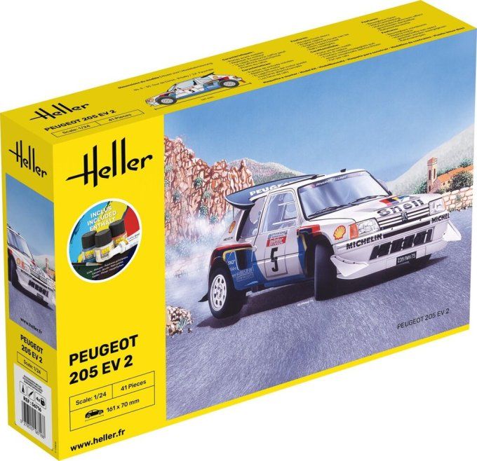 STARTER KIT Peugeot 205 EV 2 in 1:24