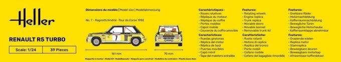 STARTER KIT Renault R5 Turbo in 1/24