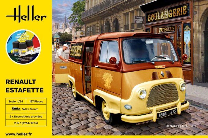 STARTER KIT RENAULT Estafette New Mould in 1/24