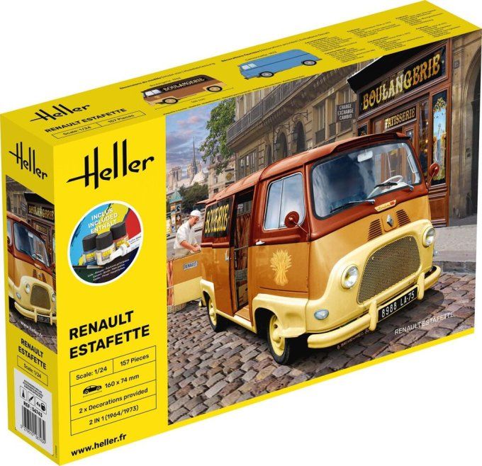 STARTER KIT RENAULT Estafette New Mould in 1/24