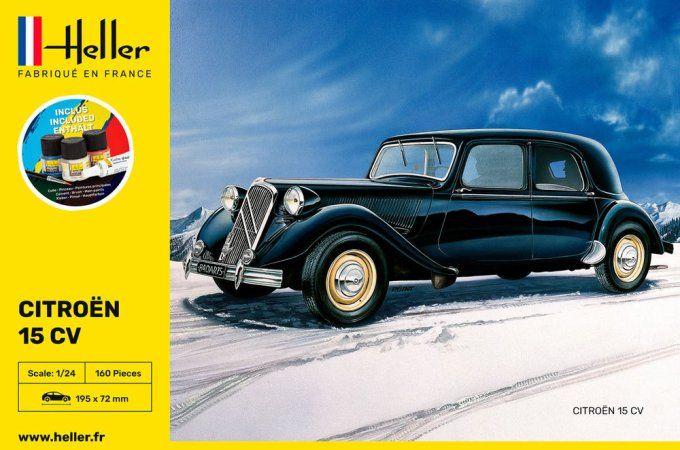 STARTER KIT Citroen 15 CV in 1/24