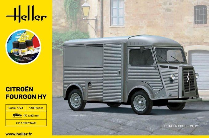 STARTER KIT Citroen Fourgon Hy Tube in 1/24