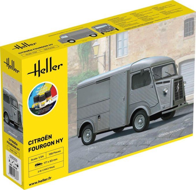 STARTER KIT Citroen Fourgon Hy Tube in 1/24