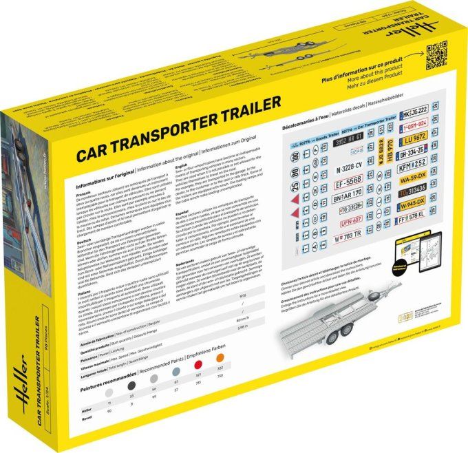 STARTER KIT Car Transporter Trailer in 1/24