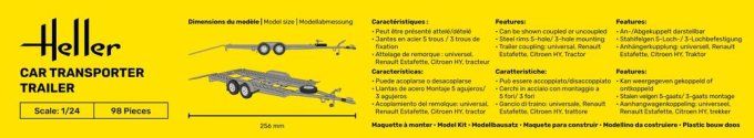 STARTER KIT Car Transporter Trailer in 1/24