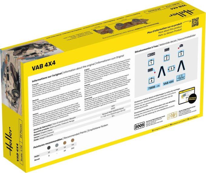 STARTER KIT VAB 4X4 in 1/72