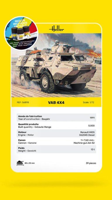 STARTER KIT VAB 4X4 in 1/72