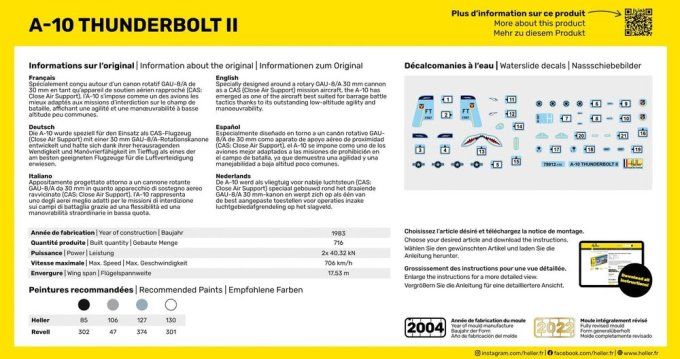 STARTER KIT A-10 Thunderbolt II in 1/144