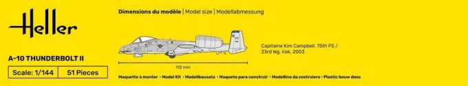 STARTER KIT A-10 Thunderbolt II in 1/144