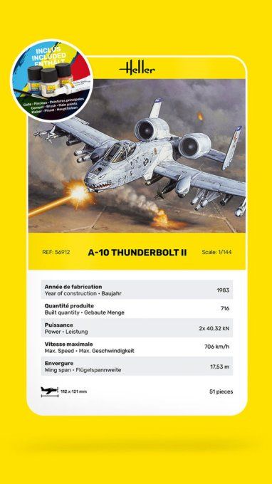 STARTER KIT A-10 Thunderbolt II in 1/144