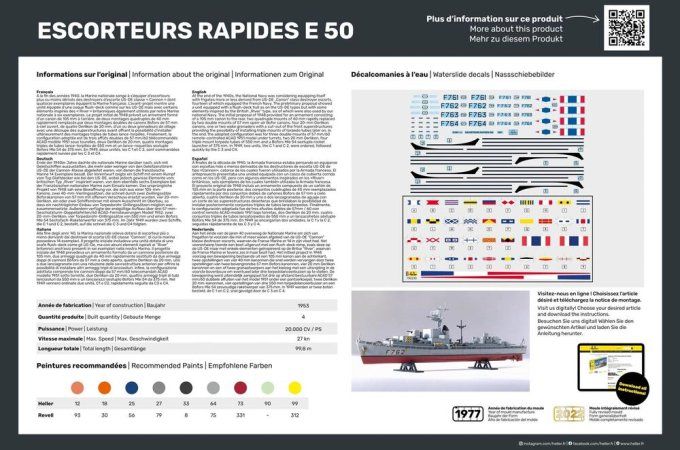 STARTER KIT Escorteurs Rapides E 5O in 1/400