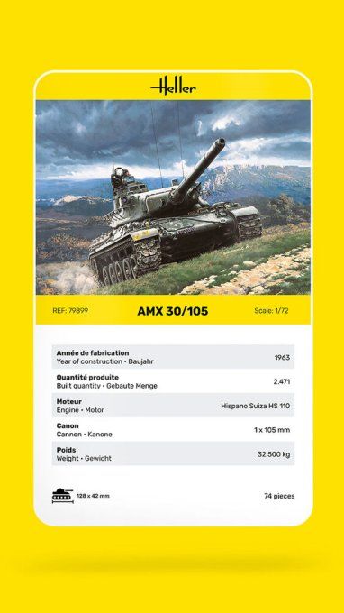 AMX 30/105 in 1/72