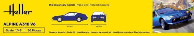 Alpine A310 in 1:43