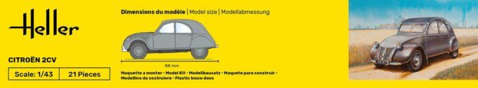 Citroen 2 CV in 1:43