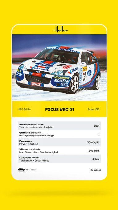 Focus WRC01 in 1/43