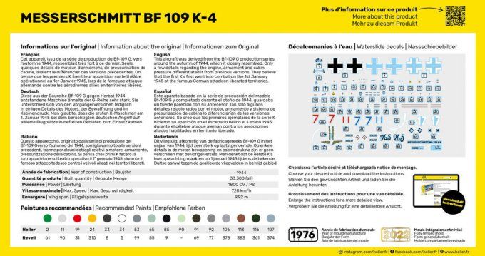 Messerschmitt Bf 109 K-4 in 1/72