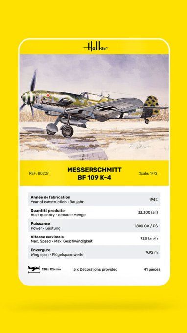 Messerschmitt Bf 109 K-4 in 1/72