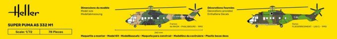 Super Puma AS 332 M1 in 1/72