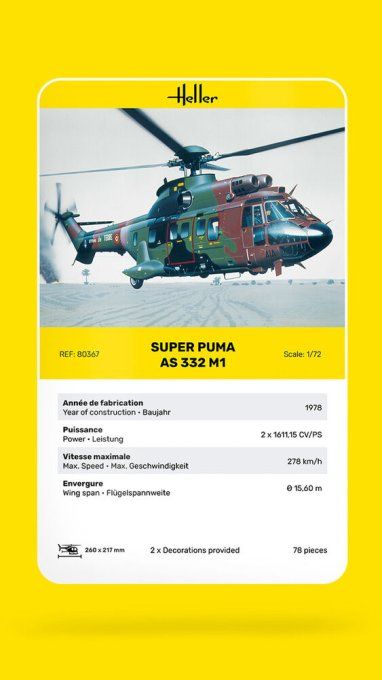 Super Puma AS 332 M1 in 1/72