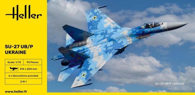 SU-27 UB/P Ukraine in 1/72