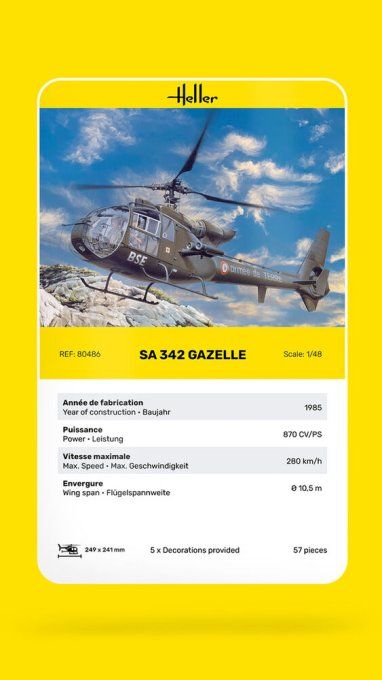 SA 342 Gazelle in 1/48