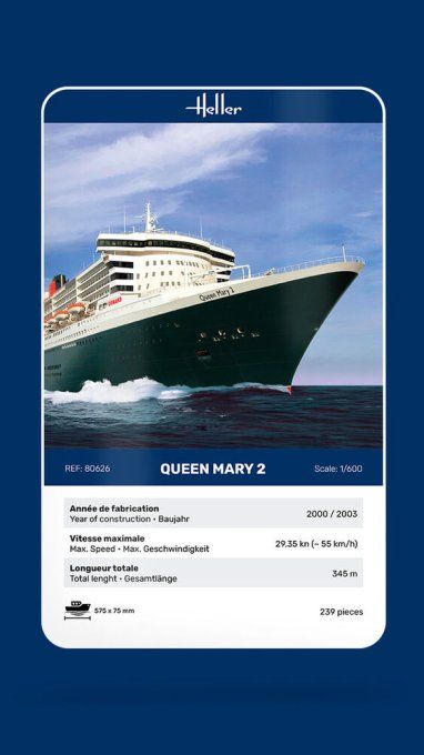 Queen Mary 2 in 1/600