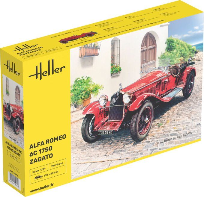 Alfa Romeo 6C 1750 Zagato in 1:24