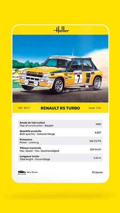 Renault R5 Turbo in 1/24