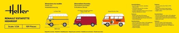 Estafette Toit Haut 1/24 