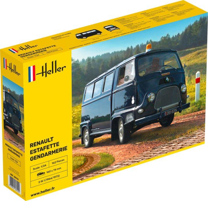 RENAULT Estafette Gendarmerie New Mould in 1/24