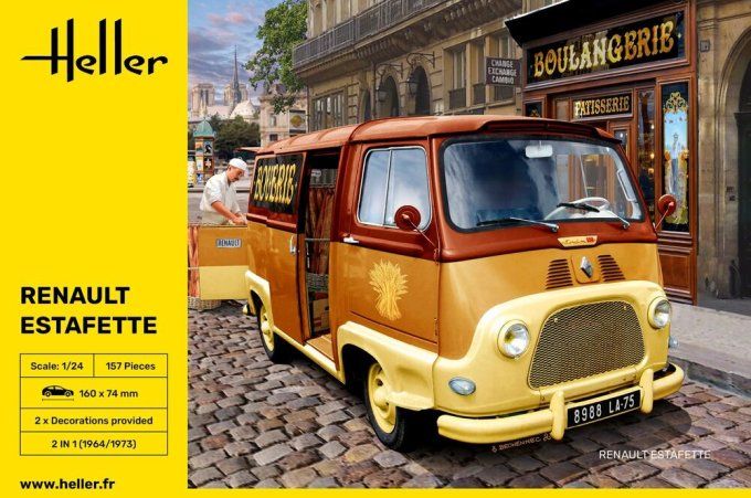 RENAULT Estafette New Mould in 1/24