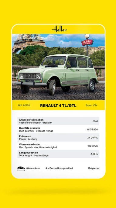 Renault 4TL/GTL in 1:24