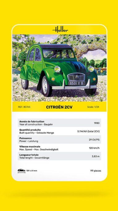 Citroen 2 CV in 1/24