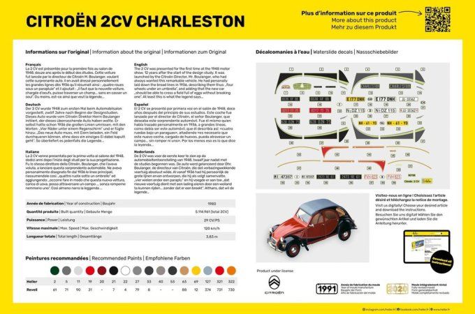 Citroen 2CV Charleston in 1/24