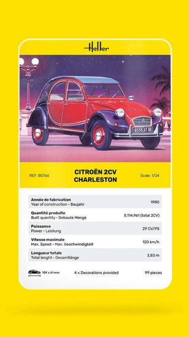 Citroen 2CV Charleston in 1/24