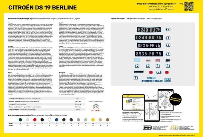 Citroen DS 19 in 1/16