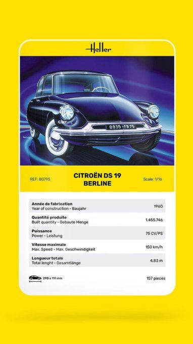 Citroen DS 19 in 1/16