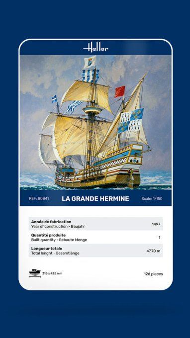  La Grande Hermine in 1/150