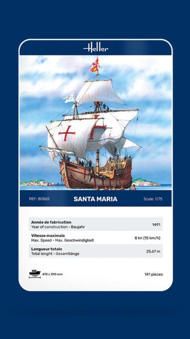 SANTA MARIA in 1/75